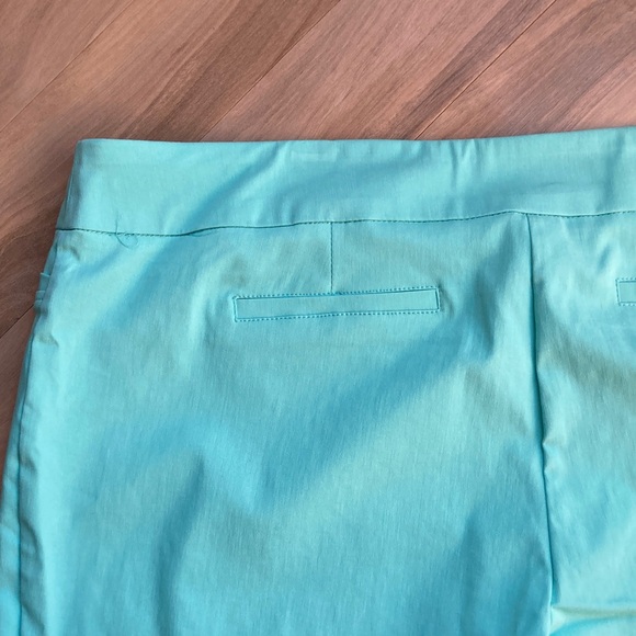 Zac & Rachel midrise wide crop pant with stretch aqua 22W - Picture 17 of 17